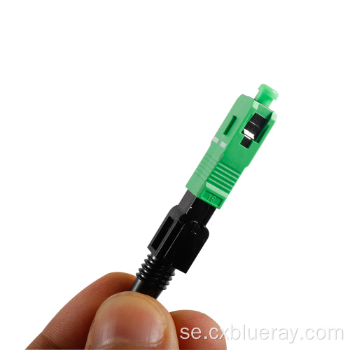 SC APC Quick Connection Fiber Splice Fast Connector